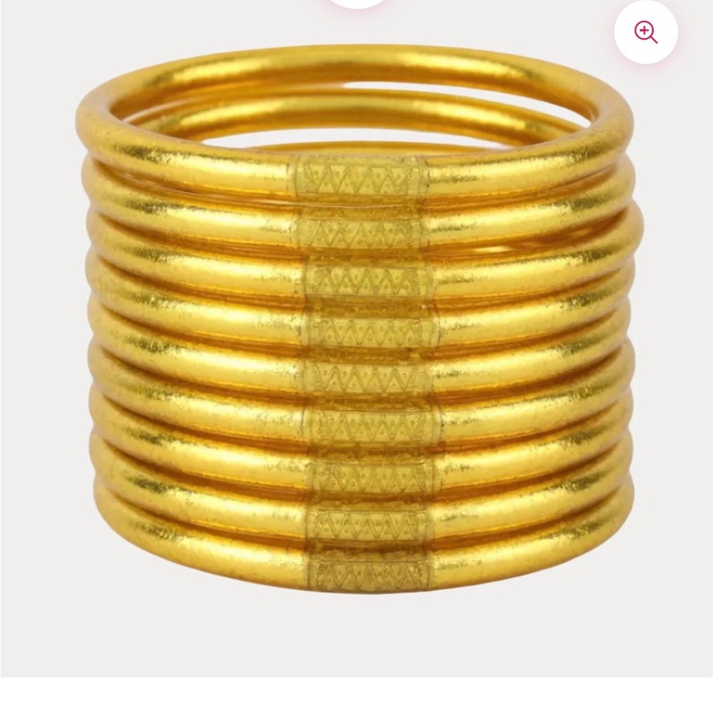 Budha Girl all weather Gold Bangle Set of 9